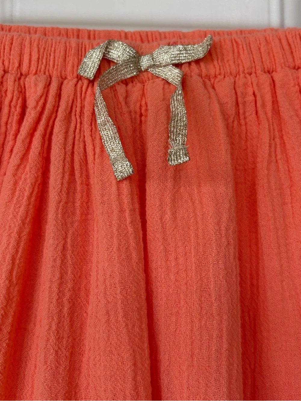 •OshKosh B’gosh• Girls Coral Double Gauze Skirt - Size 12